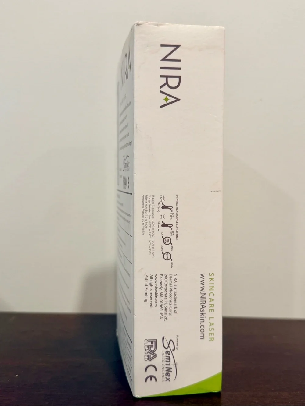 NIRA Skincare Laser Device in White